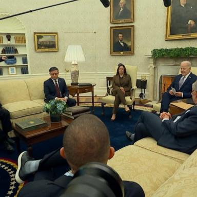 VIDEO: Intense Oval Office meeting leads to pressure on House Speaker Mike Johnson