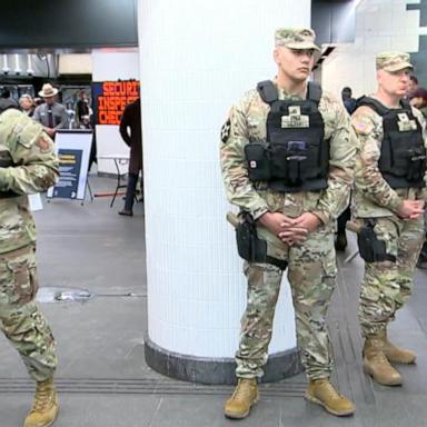 VIDEO: Extra security presence seen in NYC subways