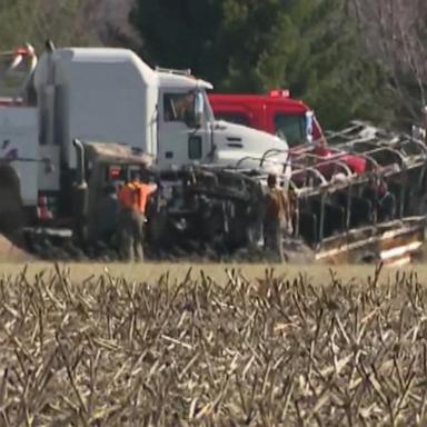 VIDEO: 3 kids, 2 adults killed in school bus crash