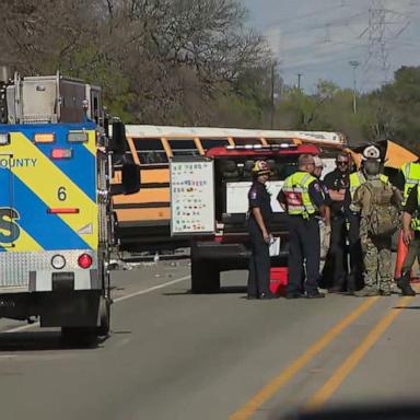 VIDEO: 2 killed in school bus crash in Texas