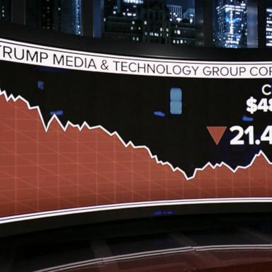 VIDEO: Trump's Truth Social stock plunges