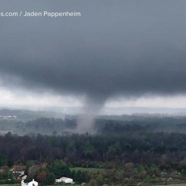 VIDEO: Severe storms trigger tornado warnings