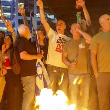 VIDEO: Protesters in Israel demand the return of hostages taken by Hamas terrorists