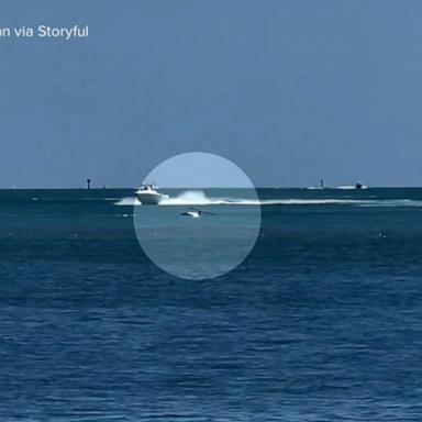 VIDEO: Frightening sight for beachgoers in Southern Florida