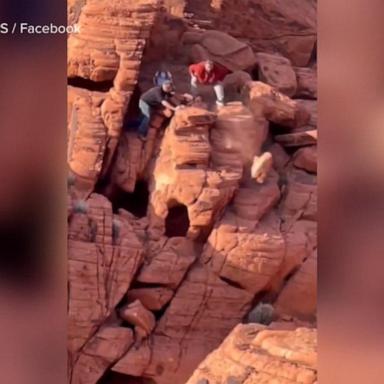 VIDEO: Police search for Lake Mead vandals