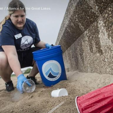 VIDEO: Earth Day volunteers help clean up the planet