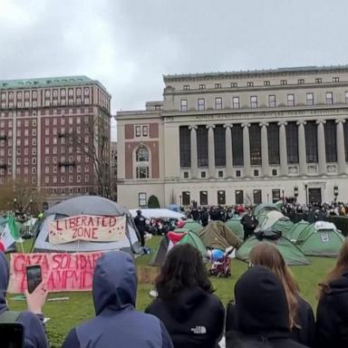 VIDEO: Tensions high as Pro-Palestinian protests continue at Columbia University