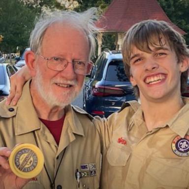 VIDEO: Determined Boy Scout overcomes obstacles and odds