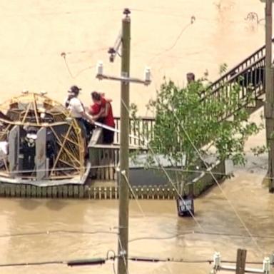 Hundreds rescued from rising floodwaters in southeast Texas