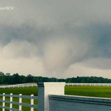 VIDEO: Severe storms on the move as 105 tornadoes reported across the country since Monday