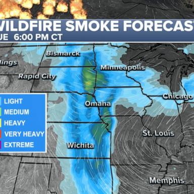 VIDEO: 140 wildfires from Canada reaches US, Minnesota in red category