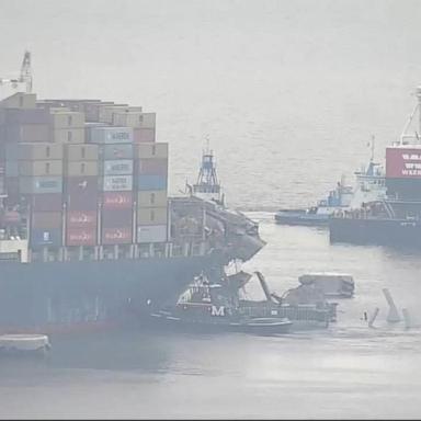 VIDEO: Crucial step toward fully reopening busy Port of Baltimore 