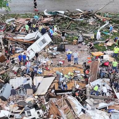 VIDEO: 26 tornadoes in 4 states causing devastation, resulting in multiple deaths 