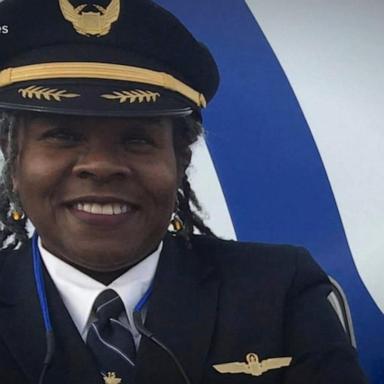 VIDEO: First Black woman to fly in the US Air Force takes final flight 