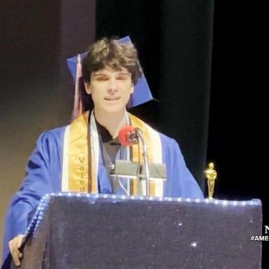 VIDEO: High School valedictorian gives emotional speech in midst of tragedy