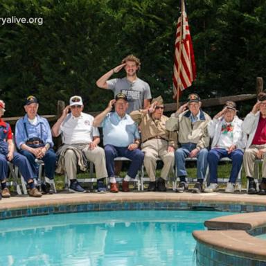 VIDEO: America strong: Honoring WWII veterans on Memorial Day