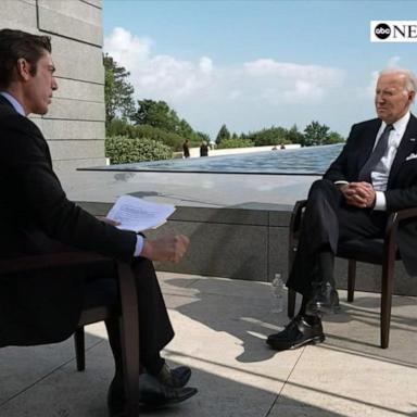 VIDEO: President Biden sits down with David Muir on the 80th Anniversary of D-Day