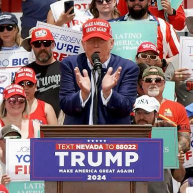 VIDEO: Trump holds first rally after being convicted of 34 felonies