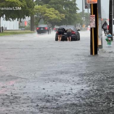 VIDEO: Heavy rain, flash flooding pose safety threat in South Florida 