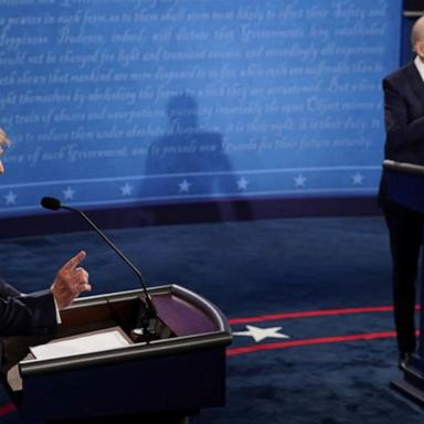 VIDEO: Biden picks right-side podium for 1st debate, Trump will have the last word 