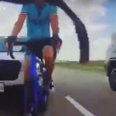 VIDEO: Video captures hit-and-run incident involving cyclists in Texas 