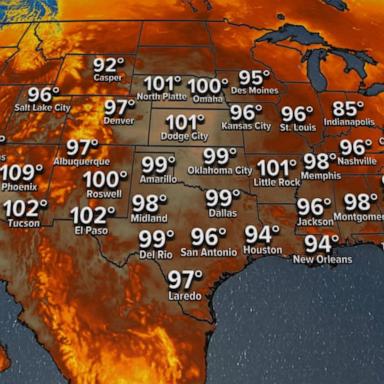 VIDEO: Relentless heat continues to scorch the country