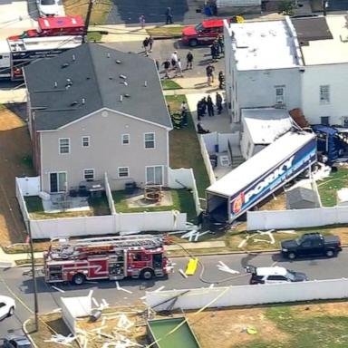 VIDEO: Tractor-trailer crashes into New Jersey home 