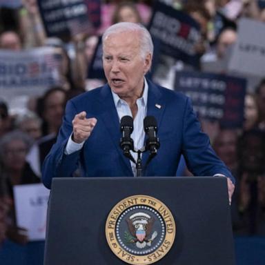 VIDEO: Biden acknowledged poor debate performance at campaign rally in North Carolina 