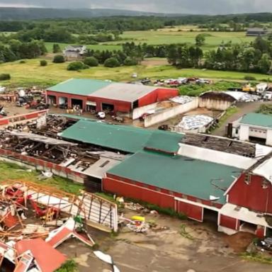 VIDEO: Beryl remnants move Northeast, bringing flash flood and tornado threats 