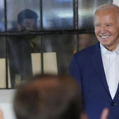 VIDEO: Defiant Biden travels to Michigan to press case against Trump