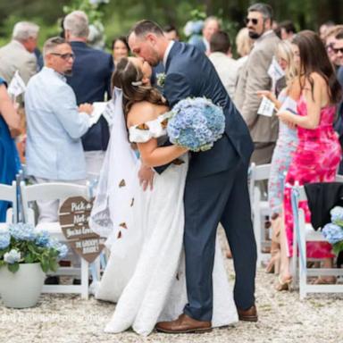 VIDEO: Bride shares magic of butterfly to honor late father during her wedding