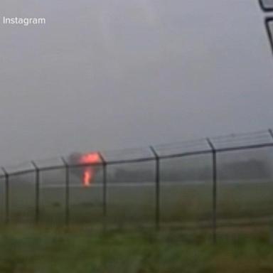 VIDEO: Small plane crashes at Maine airport