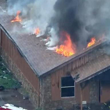 VIDEO: Authorities investigating fire at Baptist church in Dallas 