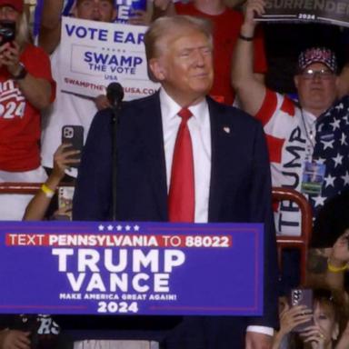 VIDEO: Trump doubles down on racial attack against Harris 