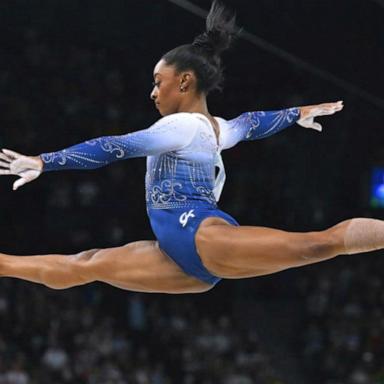 VIDEO: Simone Biles, Jordan Chiles win silver, bronze in Olympic gymnastics floor finals