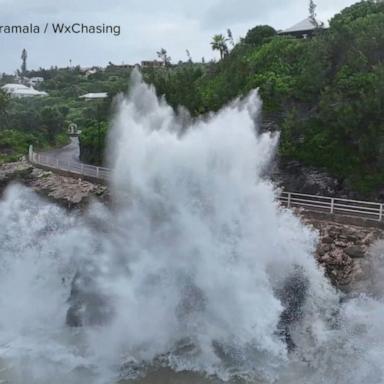 VIDEO: Hurricane Ernesto bears down on Bermuda 