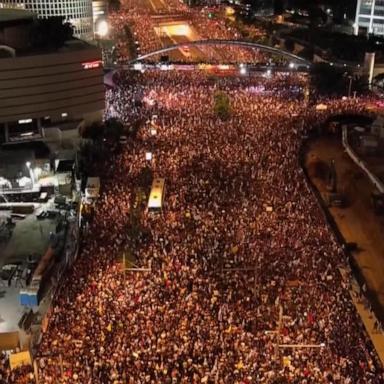 VIDEO: Protests erupt in Israel after 6 hostages killed in Gaza 