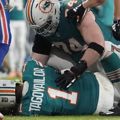 VIDEO: Miami Dolphins quarterback suffers 3rd confirmed concussion