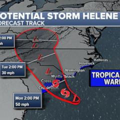 Tropical threat brews off southeastern coast 