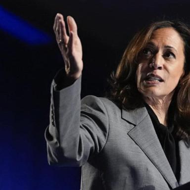 VIDEO: Harris blasted Trump as threat to women's freedoms campaigning in Georgia