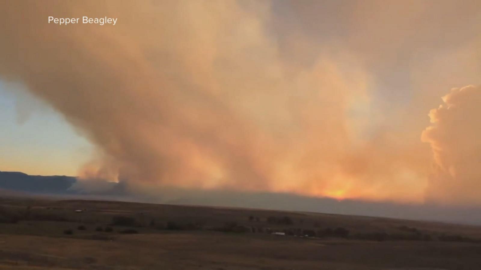 Unprecedented heat wave, large wildfires in the West - Good Morning America