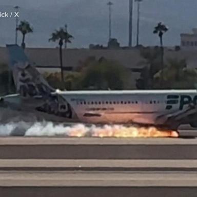 Passenger jet makes fiery landing 