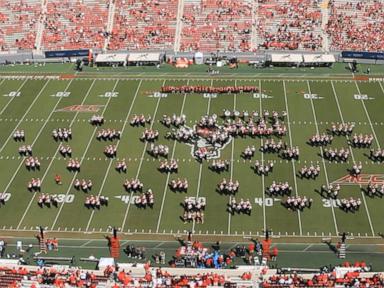 WATCH:  Rival marching bands team up to honor Hurricane Helene victims