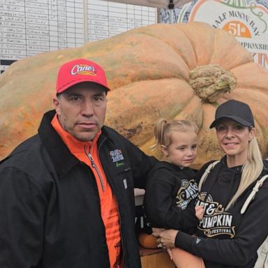 VIDEO: Pumpkin weighing 2,471 pounds wins annual Half Moon Bay pumpkin weigh-off 