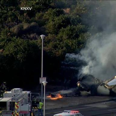 Plane crashes into car in Arizona, killing 5 