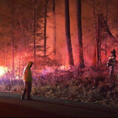 VIDEO: Droughts fuel wildfires outside NYC 