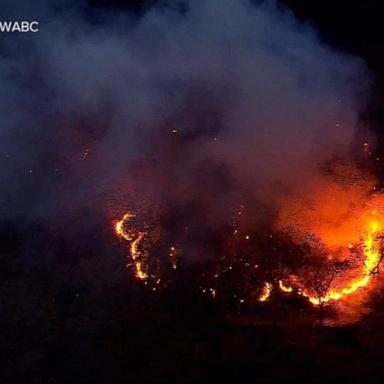 VIDEO: Brush fire in NYC sends heavy smoke over Manhattan skyline