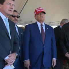 Trump joins Elon Musk in Texas for SpaceX Starship launch