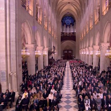 VIDEO: Notre Dame's first mass