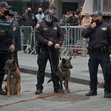 VIDEO: NYPD ramps up Times Square security for New Year's Eve 